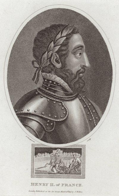 King Henry II of France by English School