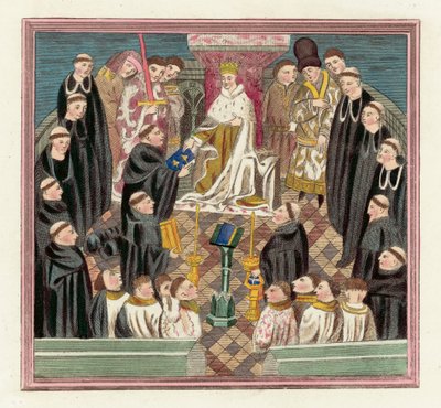 King Henry VI and his Parliament at Bury by English School