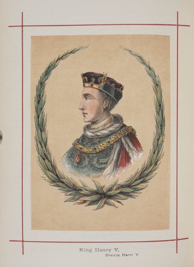 King Henry V, illustration from 