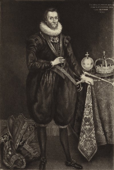 King James I by English School