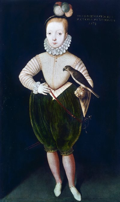 King James I of England and VI of Scotland by English School