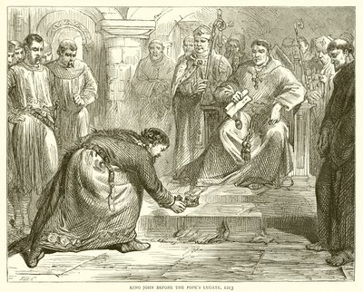 King John before the Pope