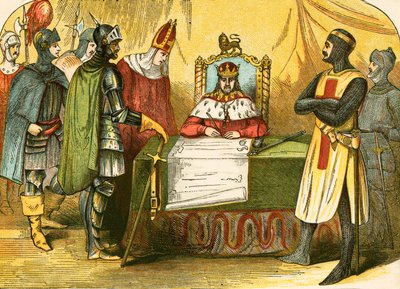 King John Signing the Magna Carta by English School