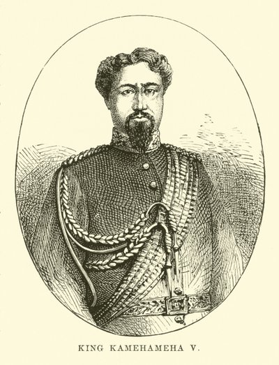 King Kamehameha V by English School