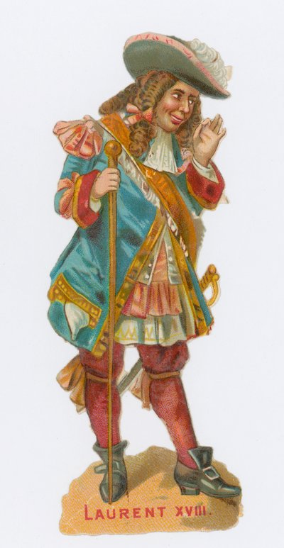 King Laurent XVIII by English School