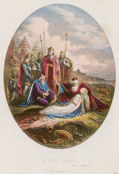 King Lear, Act V Scene III by English School