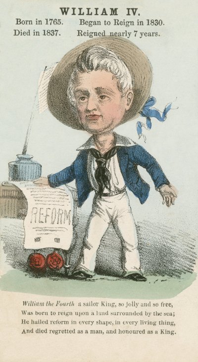 King William IV by English School