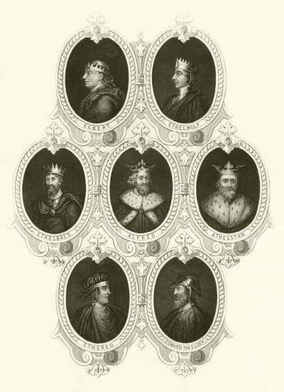 Kings of England by English School