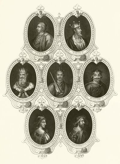 Kings of England by English School