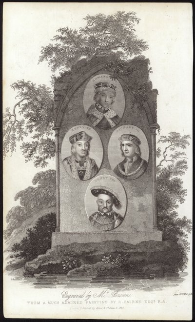 Kings of England by English School