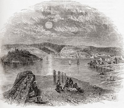 Kinsale, County Cork, Ireland in the 19th century, from Old England: A Pictorial Museum by English School