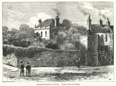 Kirkbraehead House (engraving) by English School