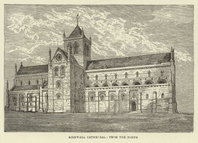Kirkwall Cathedral, from the North by English School
