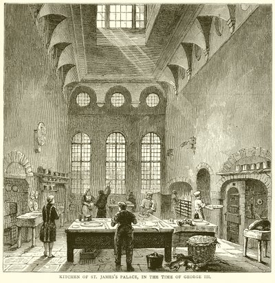 Kitchen of St. Jamess Palace, in the Time of George III by English School