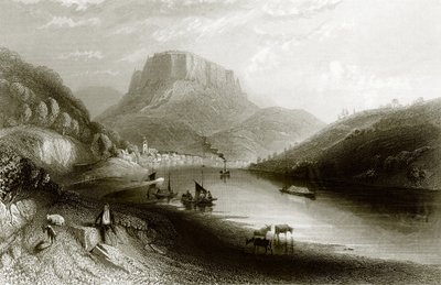 Konigstein on the Elbe by English School