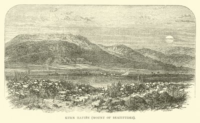 Kurn Hattin, Mount of Beatitudes by English School
