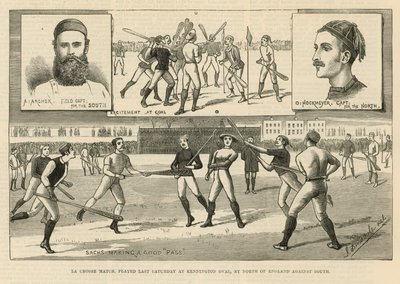 Lacrosse Match at Kennington Oval: North of England vs South by English School