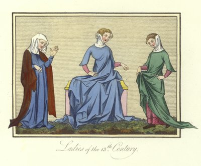Ladies of the 13th Century by English School