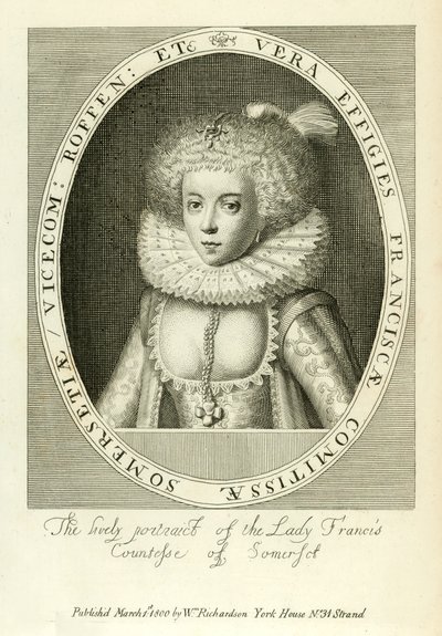 Lady Francis, Countess of Somerset by English School
