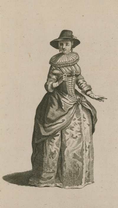 Lady Mayoress of London in the Year 1640 by English School