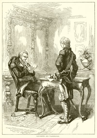 Lafayette and Washington by English School