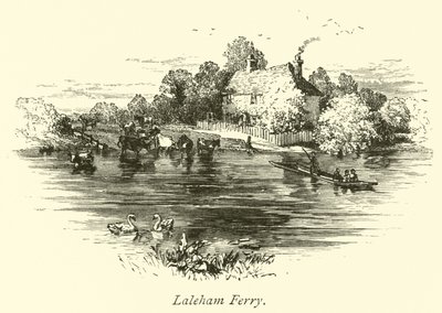 Laleham Ferry by English School