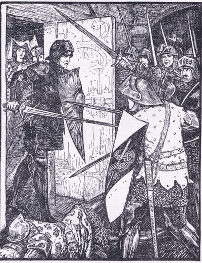 Lancelot comes out of Guenevere