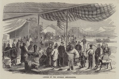 Landing of the Japanese Ambassadors by English School