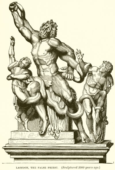 Laocoon, the False Priest by English School