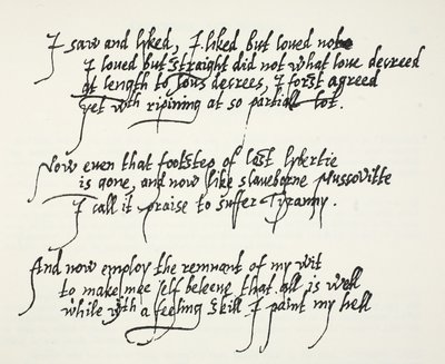 Last ten lines of Sir Philip Sidney