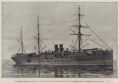 Launch of an Armed Australian Passenger-Steamer, the Courier, at Wallsend-on-Tyne by English School