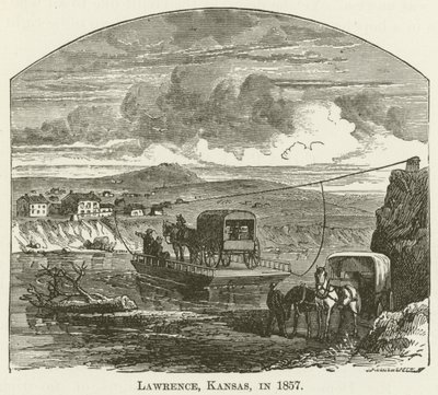 Lawrence, Kansas, in 1857 by English School