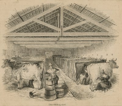 Laycocks Dairy Farm, dated July 1841 by English School