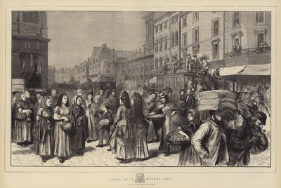 Leeds on a Market Day by English School