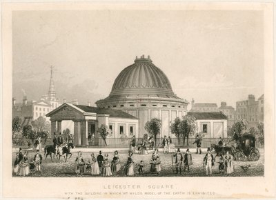Leicester Square with the Building in Which Mr. Wyld