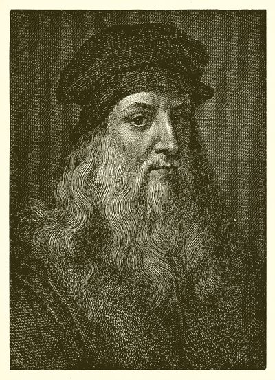 Leonardo da Vinci by English School