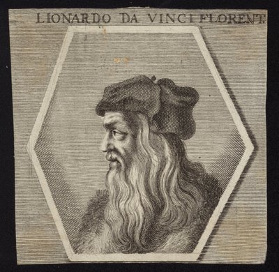 Leonardo da Vinci by English School
