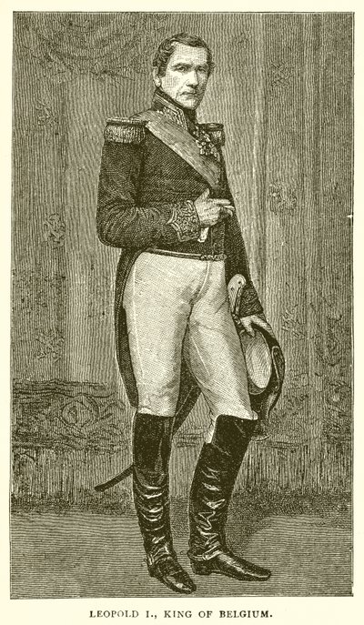 Leopold I, King of Belgium by English School