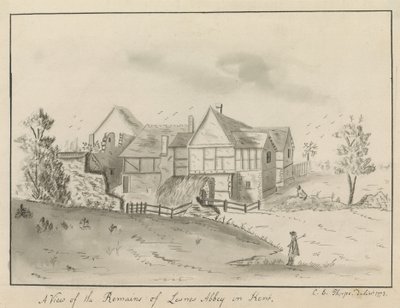 Lesnes Abbey in Kent by English School