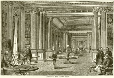 Library of the Reform Club by English School