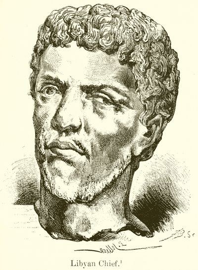 Libyan Chief by English School