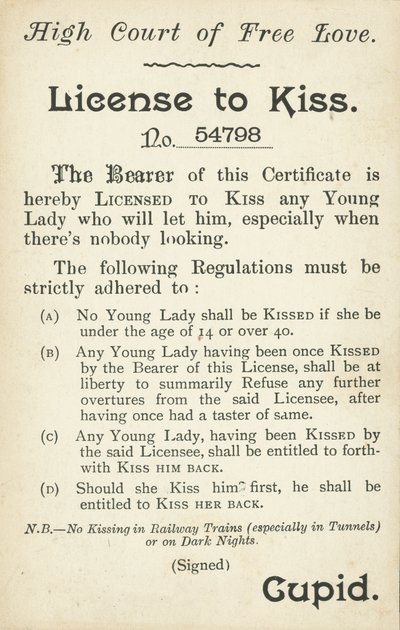 Licence to Kiss by English School