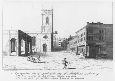 Lichfield, the birthplace of Dr Johnson by English School