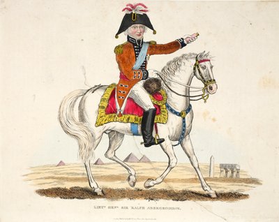 Lieutenant-General Sir Ralph Abercrombie, Illustration from An Historical Account of the Battle of Waterloo by William Mudford, 1816 by English School
