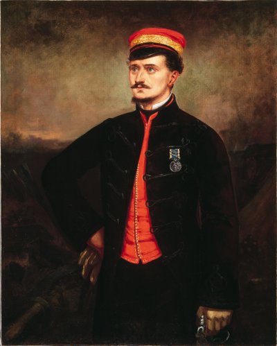 Lieutenant Thomas Murphy in the undress uniform of the Turkish Contingent, Crimea by English School