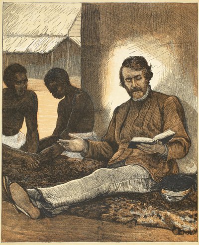 Livingstone, illustration from The Pictorial Edition of the Life and Discoveries of David Livingstone by J. Ewing Richie by English School