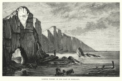 Lobster Fishery on the Coast of Normandy by English School