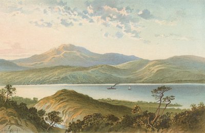 Loch Ness, from Above the Fall of Foyers by English School