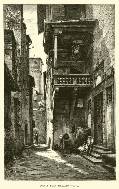 Loggia near Mercato Nuovo by English School