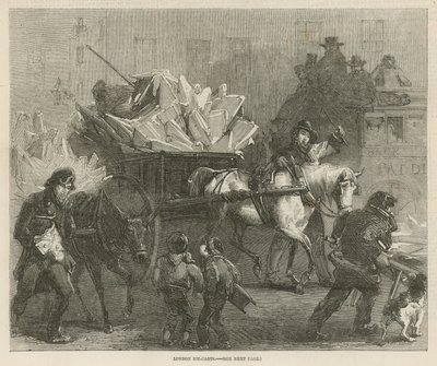 London Ice Carts by English School